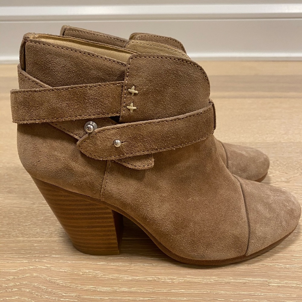 Rag and bone Harrow suede booties